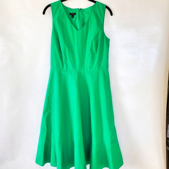 Talbots Dresses & Skirts - Talbots Asymmetrical Green Dress Size 6